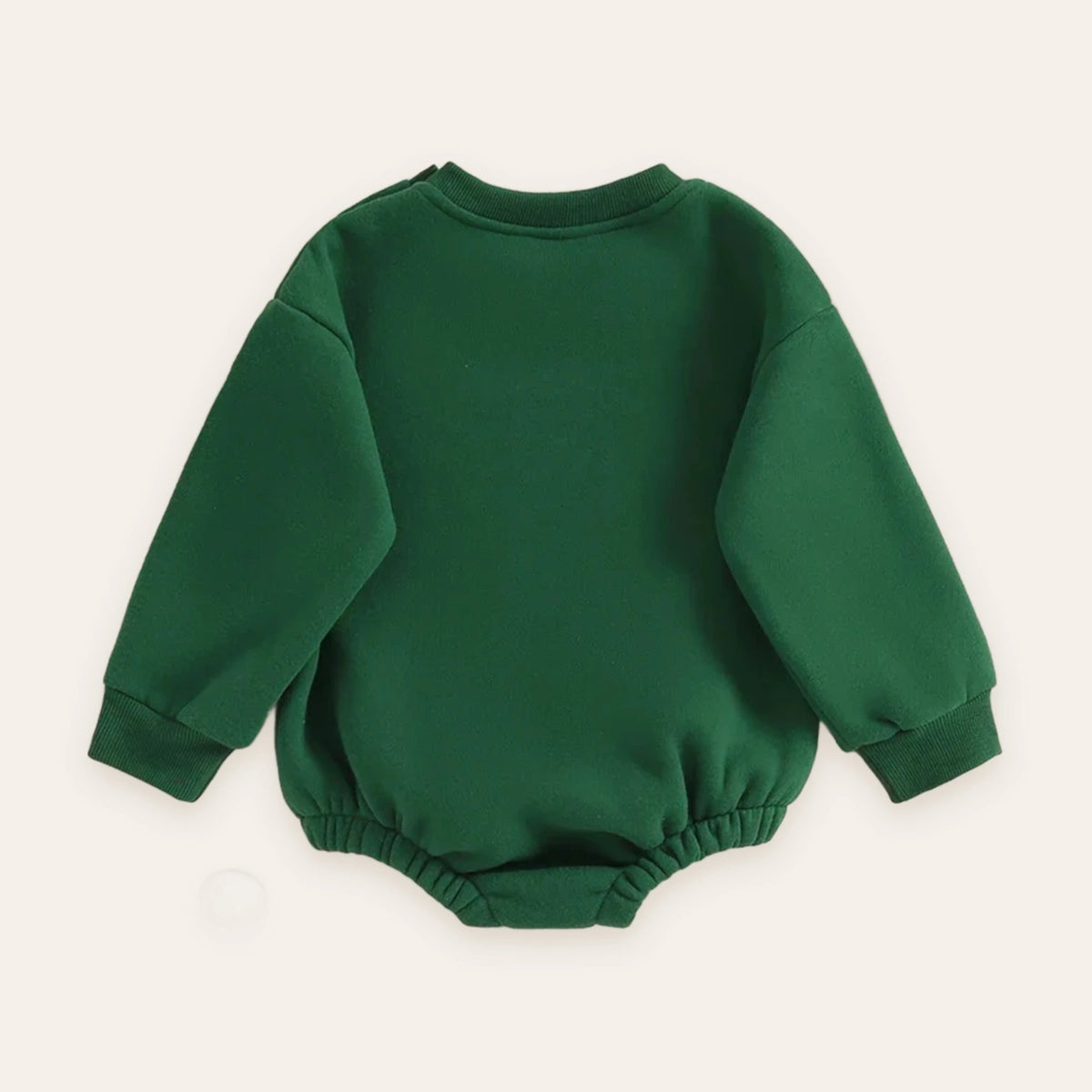 Cozy Fleece Bubble Sweatshirt Romper