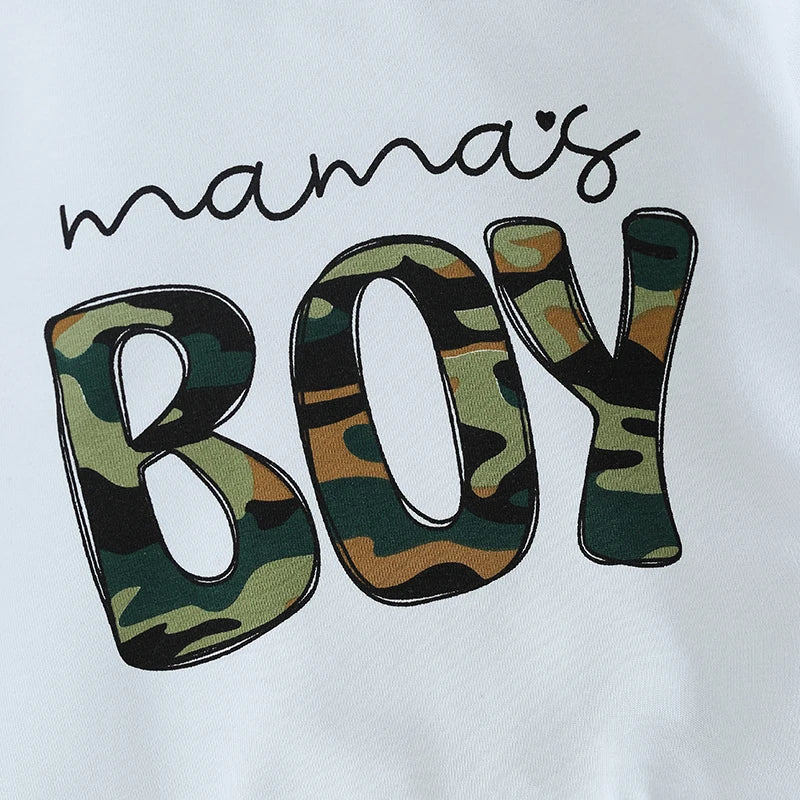 Little Boss Camo Sweatshirt & Jogger Set