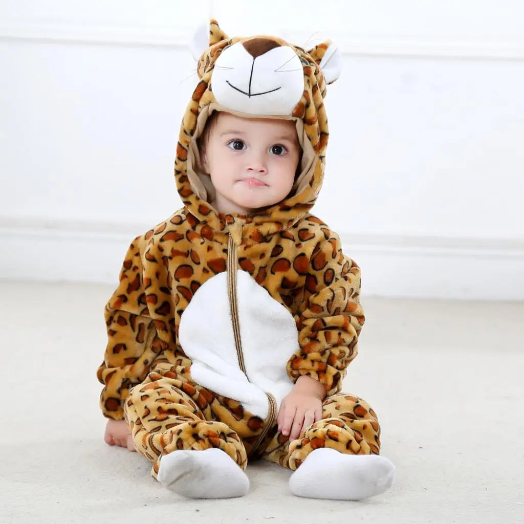 Spots the Leopard Baby Romper