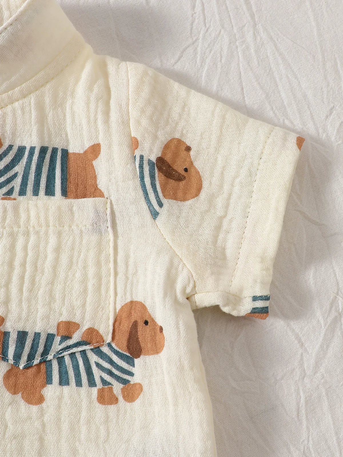 Little Gentleman Shirt & Shorts Set