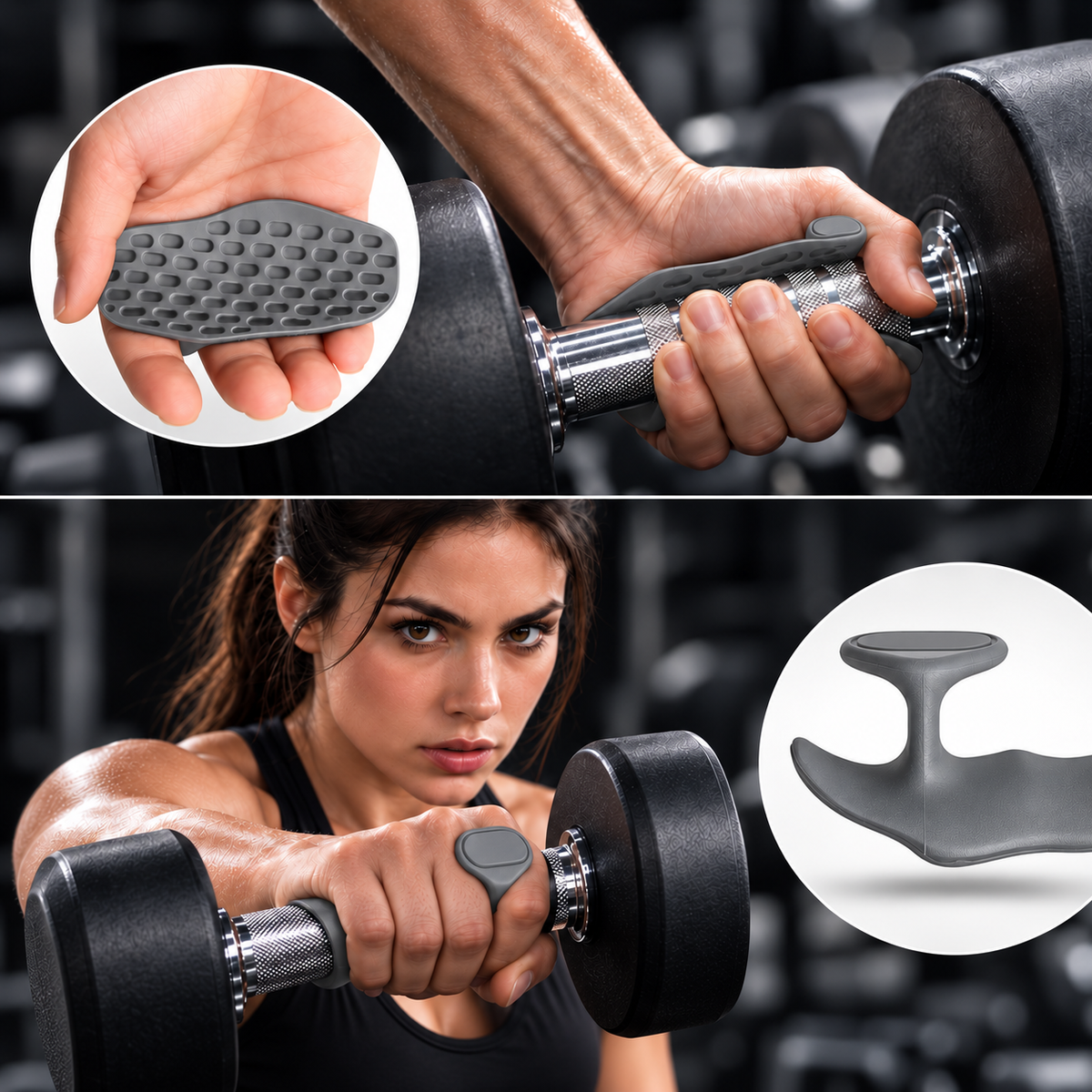 Palm Grip Gym — Silicone Workout Grips