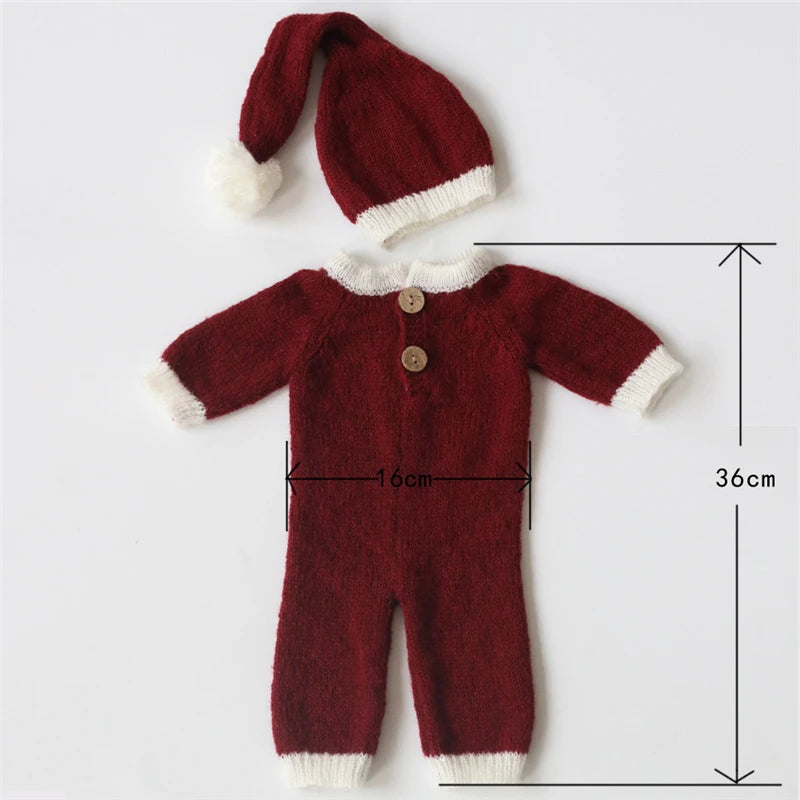 Newborn Holiday Photo Knit Set