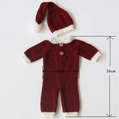 Newborn Holiday Photo Knit Set