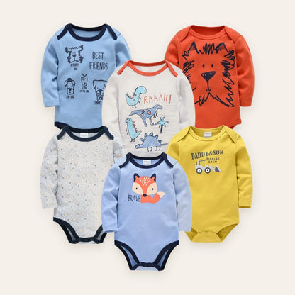 Sweet Dreams Long-Sleeve Bodysuit Multi-Pack