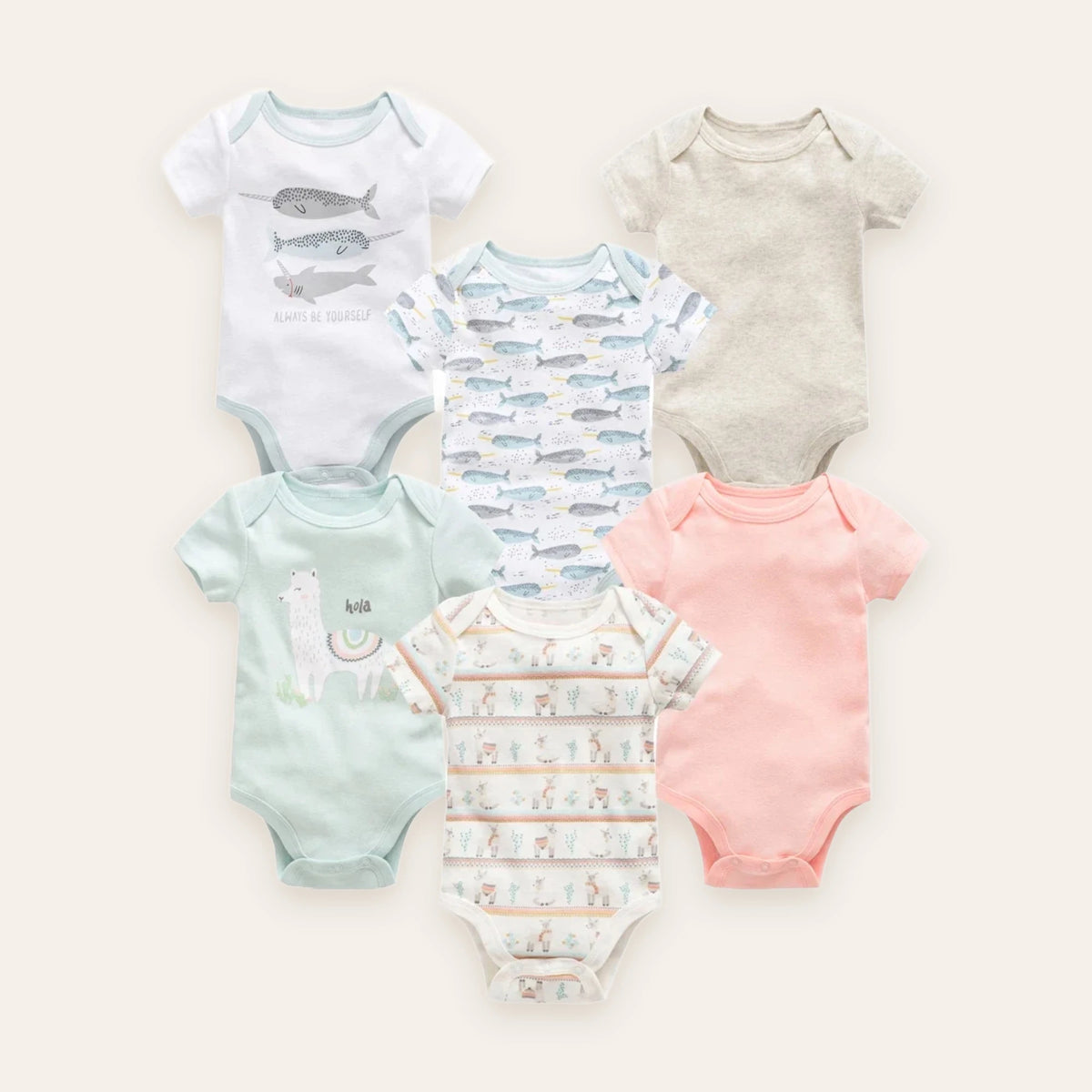 Little Blossom Short-Sleeve Bodysuit Multi-Pack