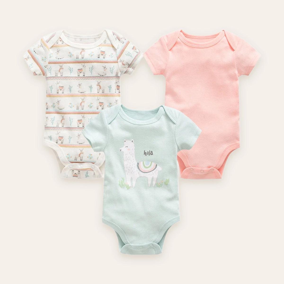 Little Blossom Short-Sleeve Bodysuit Multi-Pack