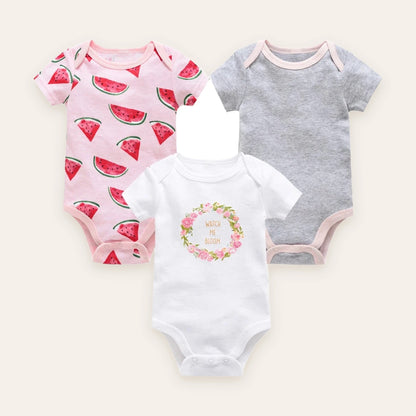 Little Blossom Short-Sleeve Bodysuit Multi-Pack
