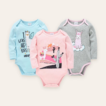 Sweet Dreams Long-Sleeve Bodysuit Multi-Pack