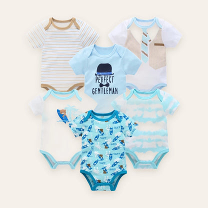 Little Blossom Short-Sleeve Bodysuit Multi-Pack
