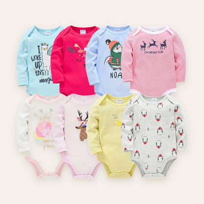 Sweet Dreams Long-Sleeve Bodysuit Multi-Pack