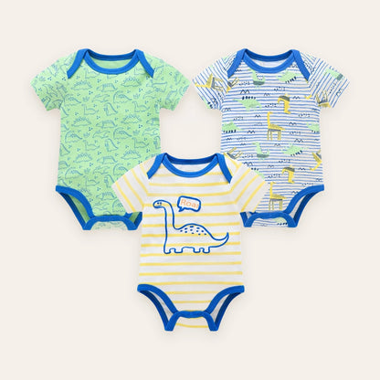 Little Blossom Short-Sleeve Bodysuit Multi-Pack