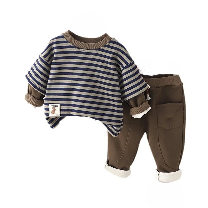 Explorer Stripe Tee & Jogger Set