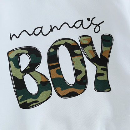 Little Boss Camo Sweatshirt & Jogger Set