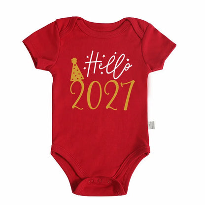 Hello 2027 New Year Bodysuit