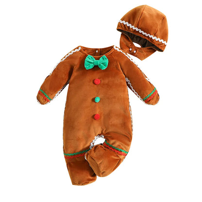 Gingerbread Cookie Costume Romper
