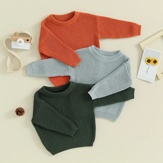 Classic Knit Pullover Sweater