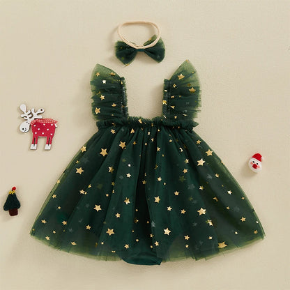 Starlight Tutu Holiday Romper