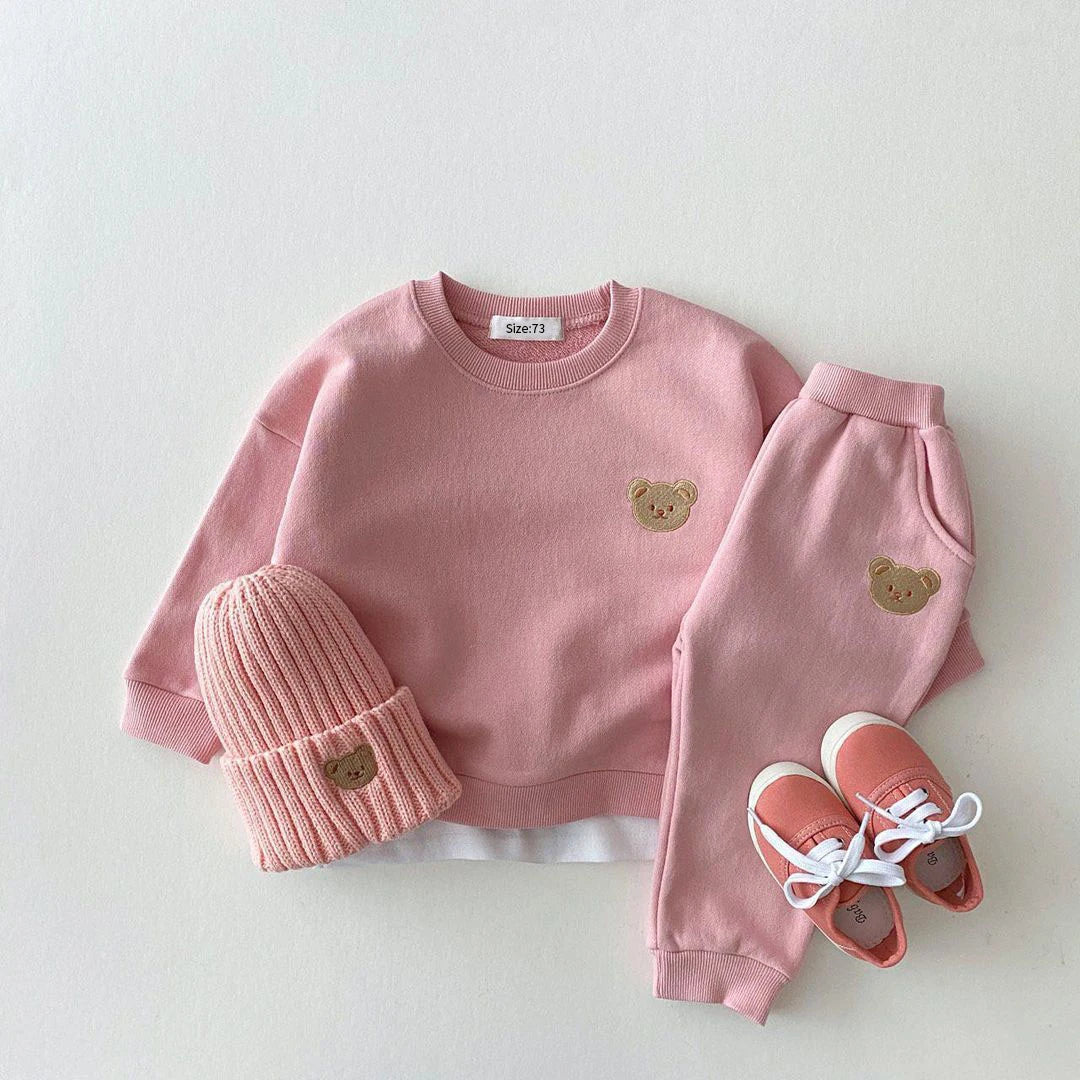 Sweet Teddy Sweatshirt & Jogger Set