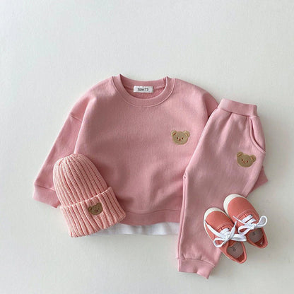 Sweet Teddy Sweatshirt & Jogger Set