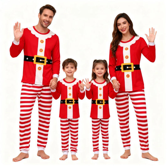 Santa Suit Matching Family Christmas Pajamas