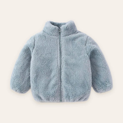 Blush Teddy Fleece Zip Jacket