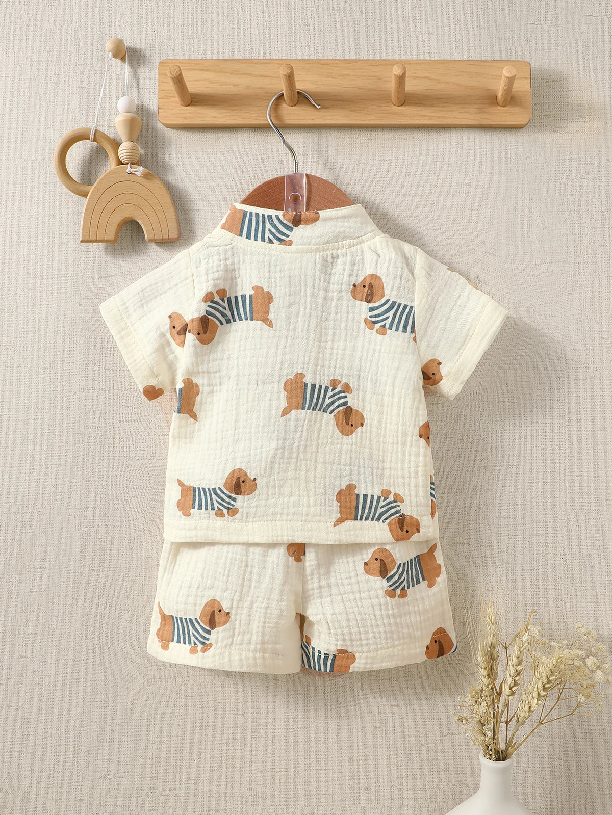 Little Gentleman Shirt & Shorts Set