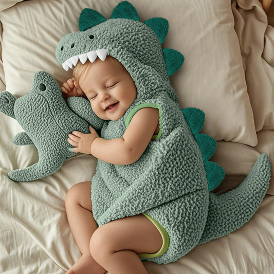 Little Dino Romper & Hat Costume