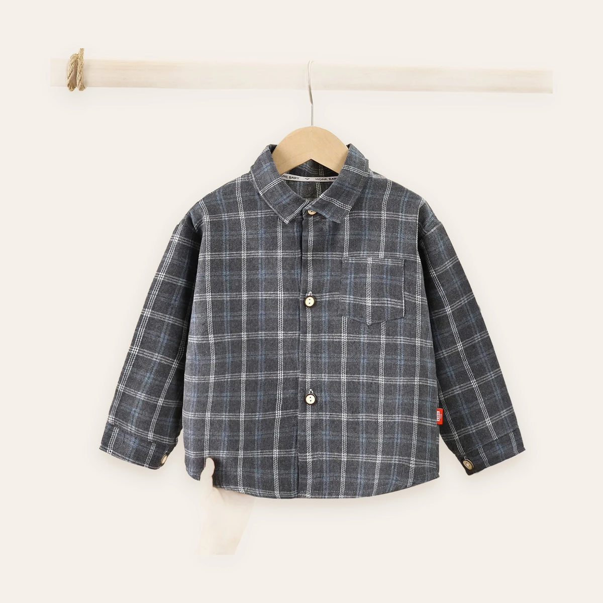 Classic Plaid Flannel Button-Up Shirt