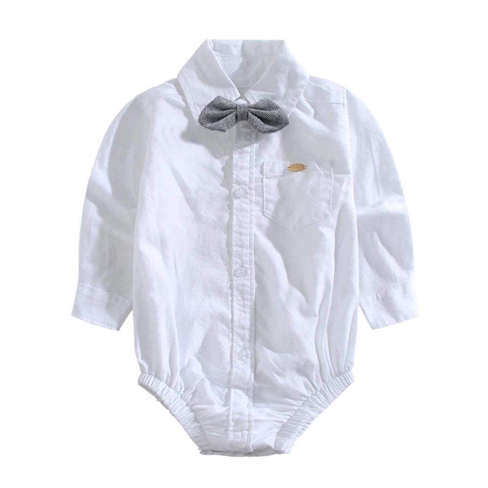 Little Gent Bow Tie Romper