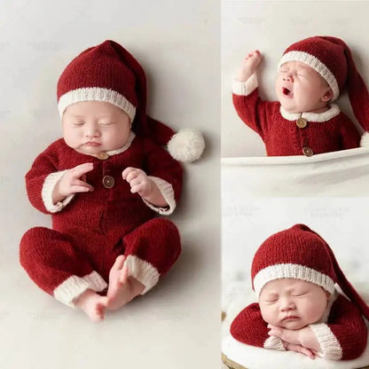 Newborn Holiday Photo Knit Set