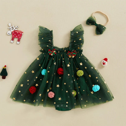 Starlight Tutu Holiday Romper