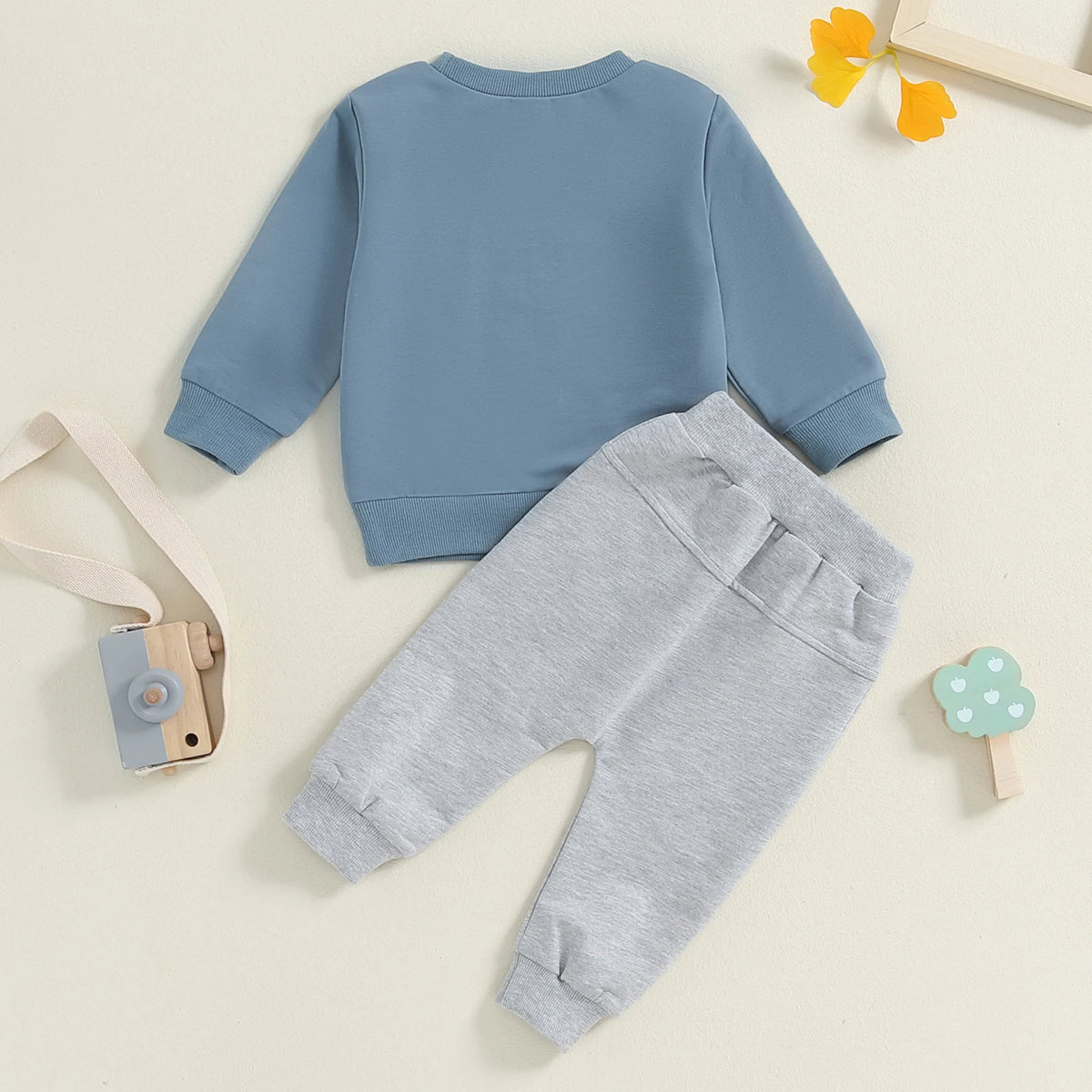 Little Explorer Graphic Sweatshirt & Jogger Set
