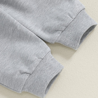Little Explorer Graphic Sweatshirt & Jogger Set