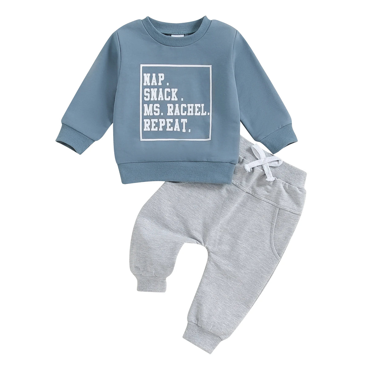 Little Explorer Graphic Sweatshirt & Jogger Set