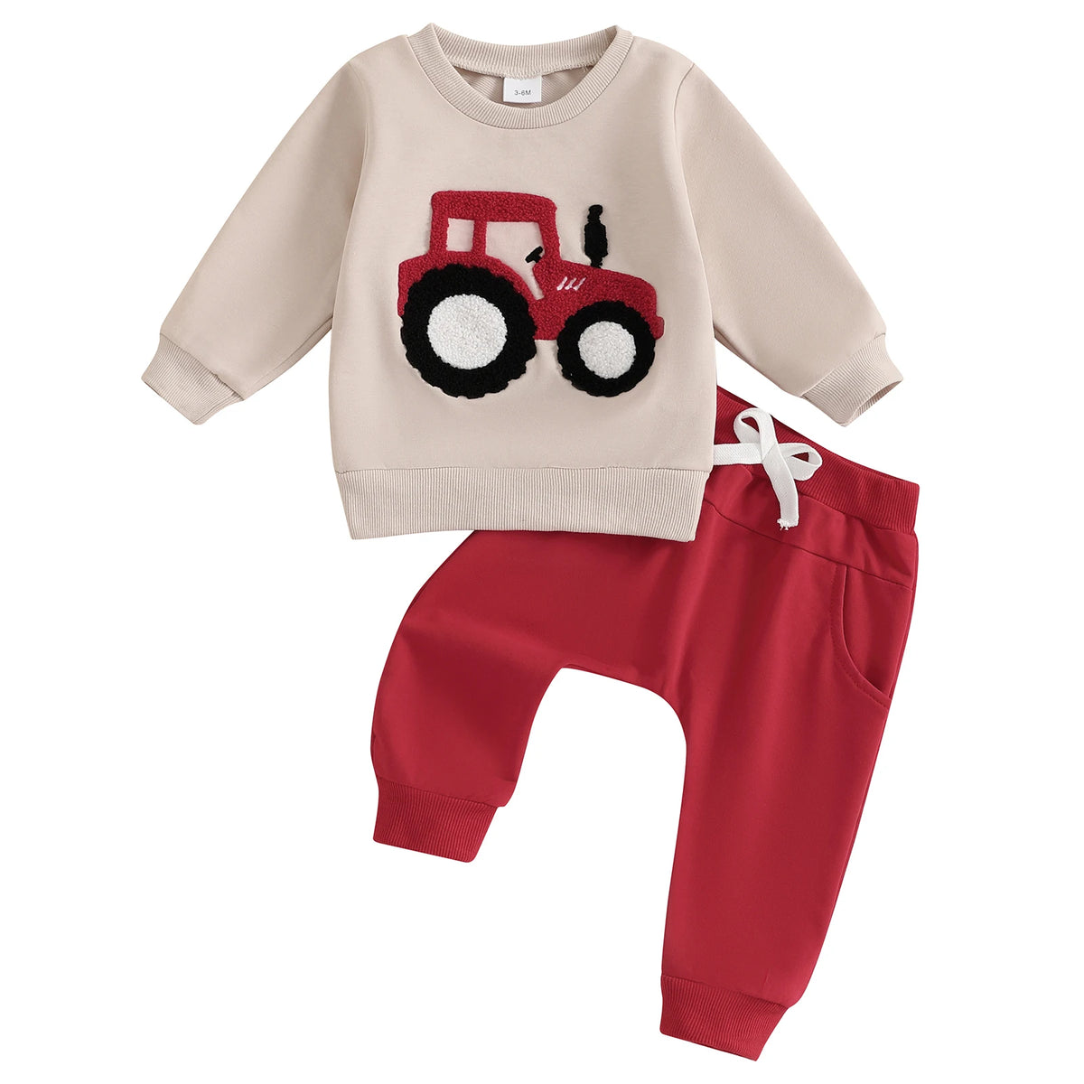 Little Tractor Sweatshirt & Jogger Set