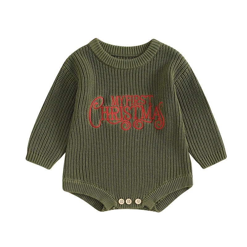Merry Knit Sweater Romper