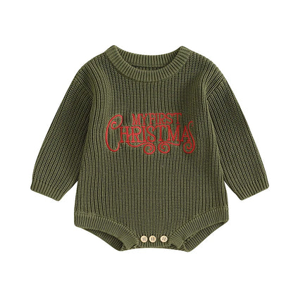 Merry Knit Sweater Romper