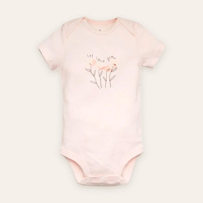 Sweet Blossom Short-Sleeve Bodysuit 5-Pack