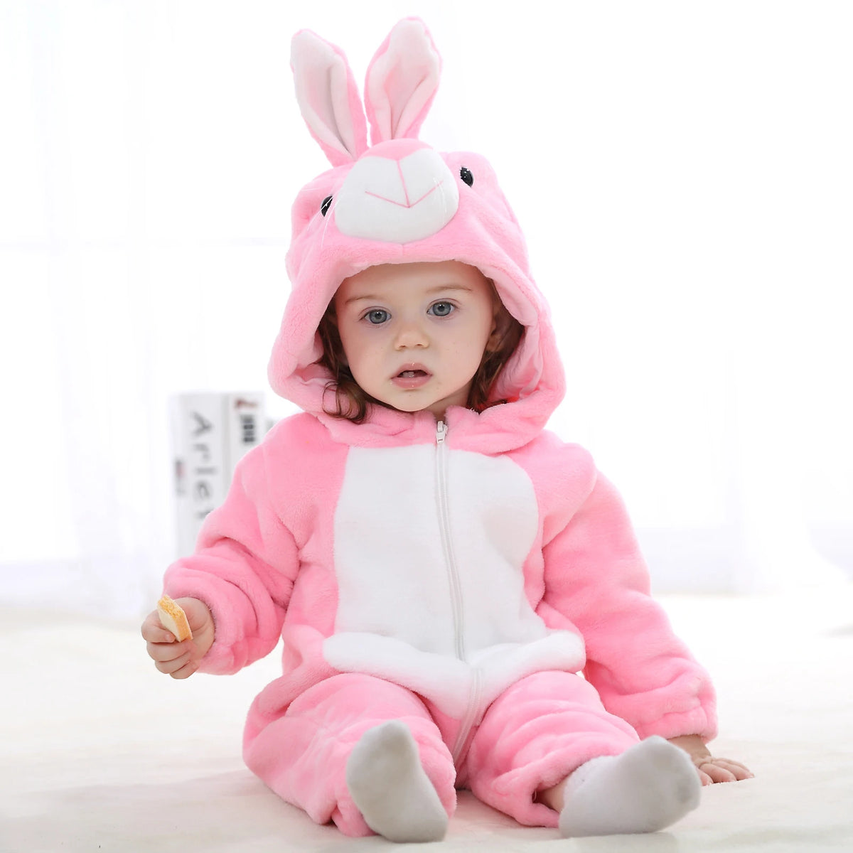 Blossom the Pink Rabbit Baby Romper