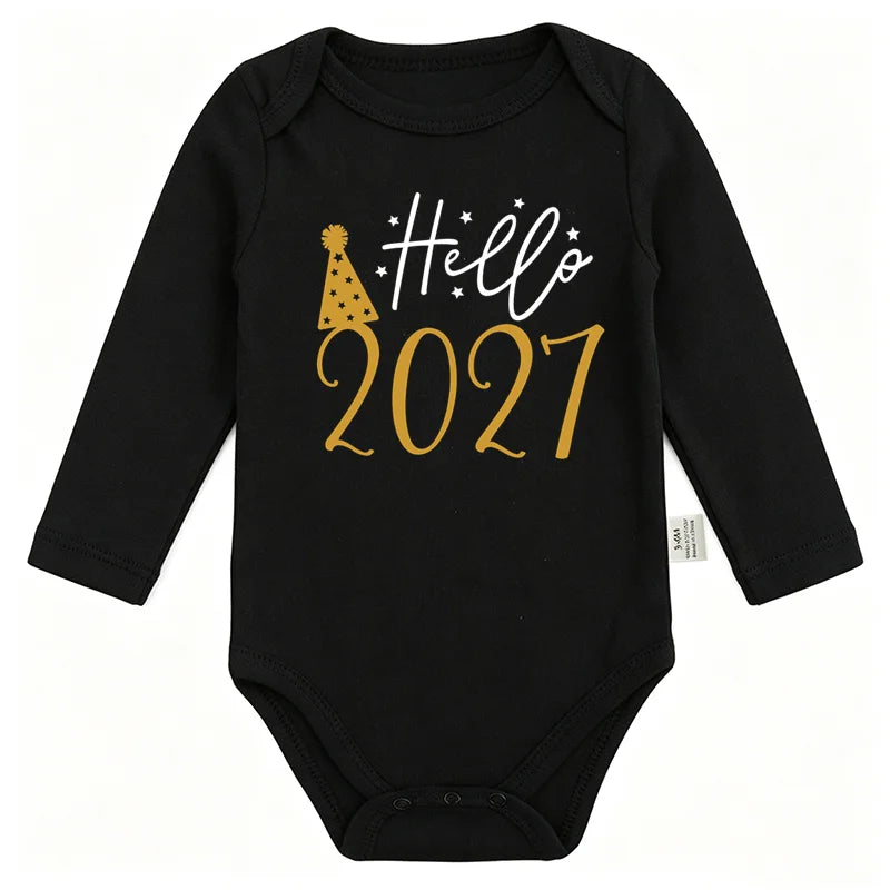 Hello 2027 New Year Bodysuit