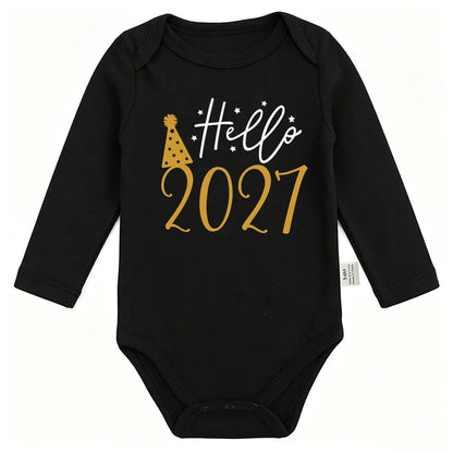 Hello 2027 New Year Bodysuit