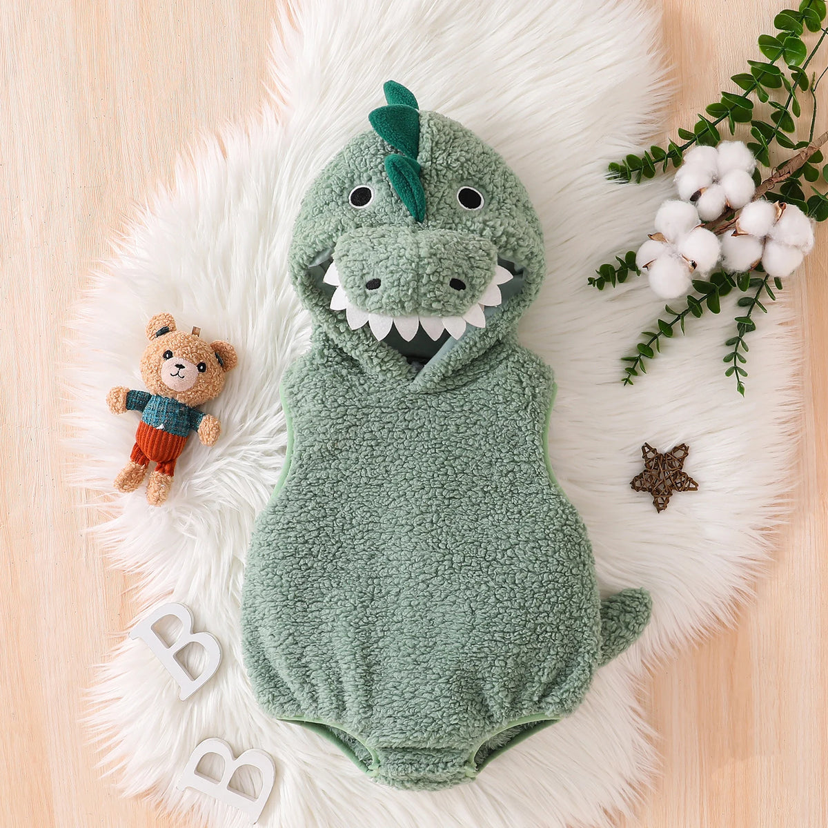 Little Dino Romper & Hat Costume