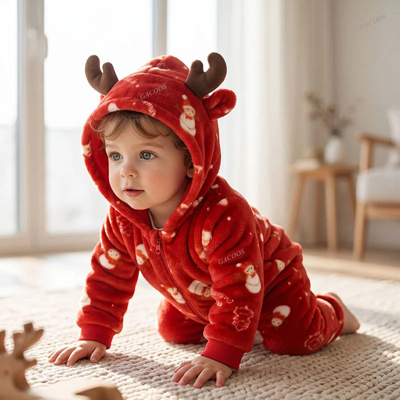 Rudy the Red Reindeer Baby Romper