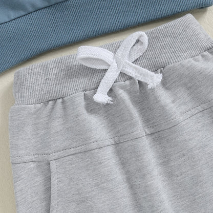 Little Explorer Graphic Sweatshirt & Jogger Set
