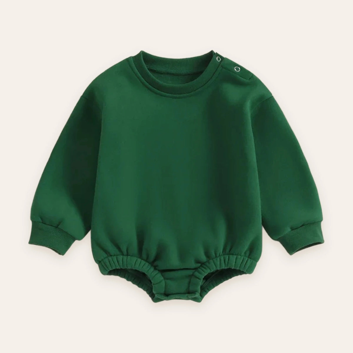 Cozy Fleece Bubble Sweatshirt Romper