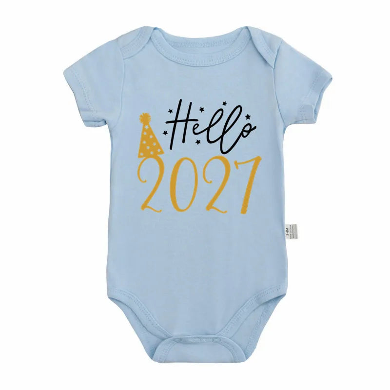 Hello 2027 New Year Bodysuit