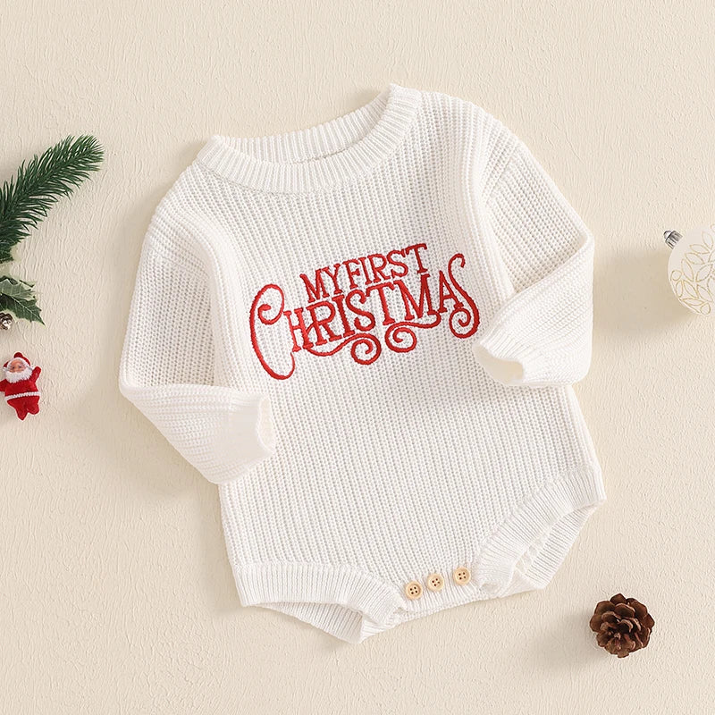 Merry Knit Sweater Romper