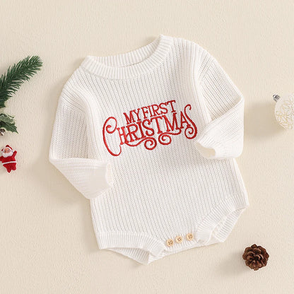 Merry Knit Sweater Romper