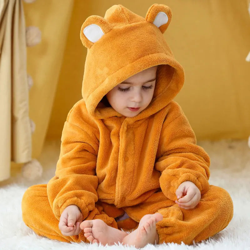 Teddy the Brown Bear Baby Romper