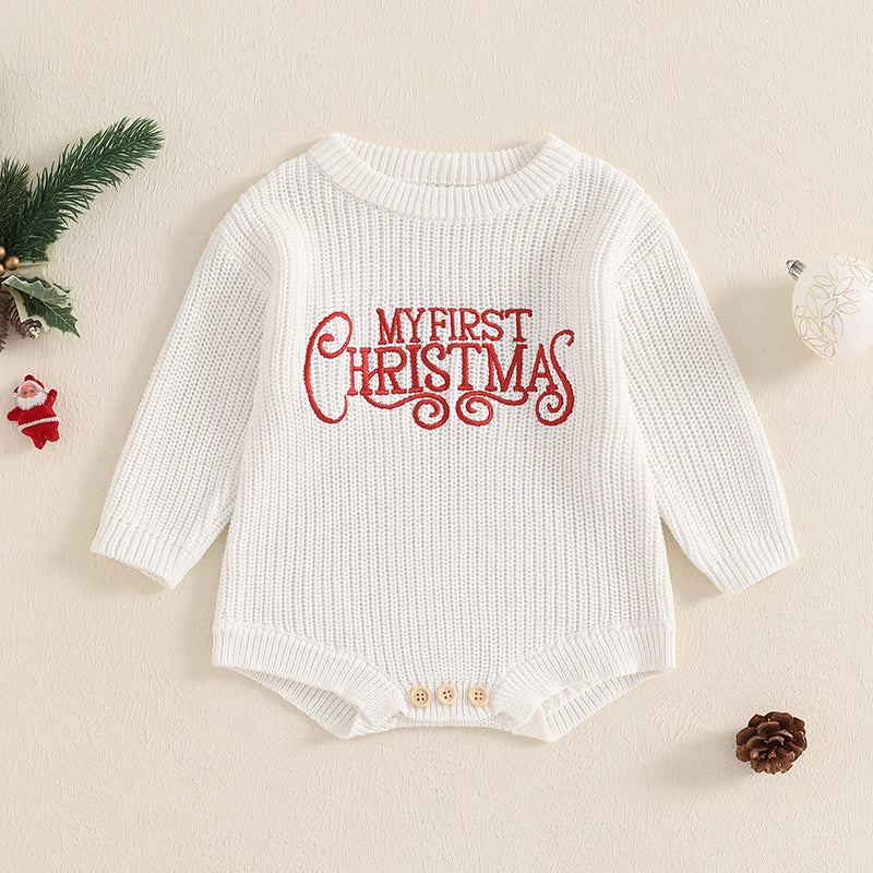 Merry Knit Sweater Romper